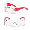 Defender Safety OPTIFENSE VS1 CLEAR Safety Glasses, ANSI Z87, 30pc per Box  Pink, 30PK OF-VS1-09